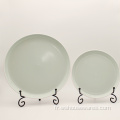 Wholesale Color Color Glaze Assiettes de vaisselle en porcelaine